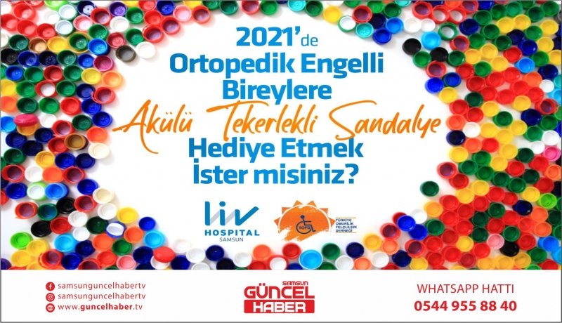 Samsun engelliler için akülü tekerlekli sandalye kampanyası  