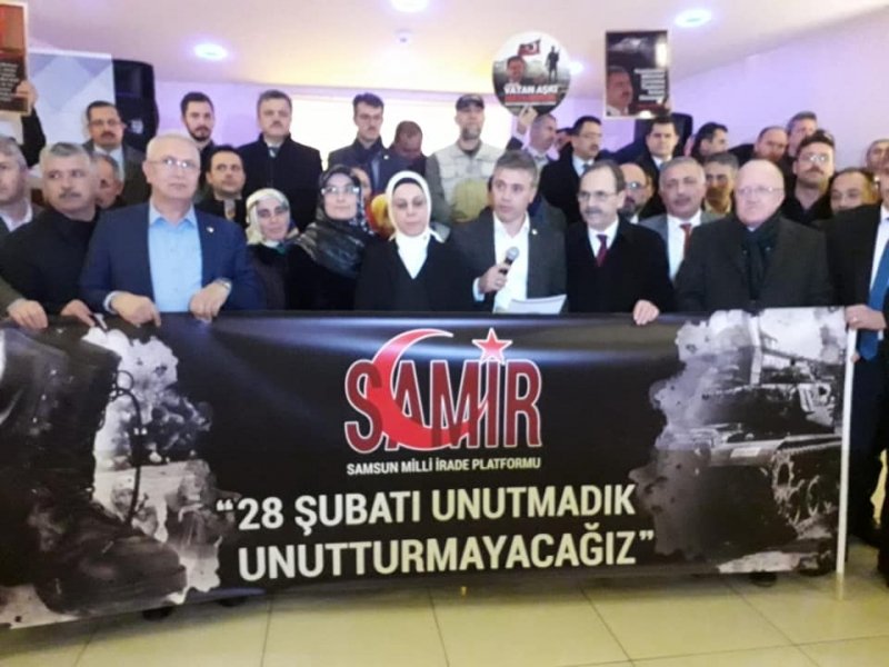 Samsun Milli İrade Platformu'dan 28 Şubat Basın Açıklaması 