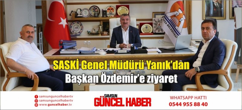 SASKİ Genel Müdürü Yanık’dan Başkan Özdemir’e ziyaret