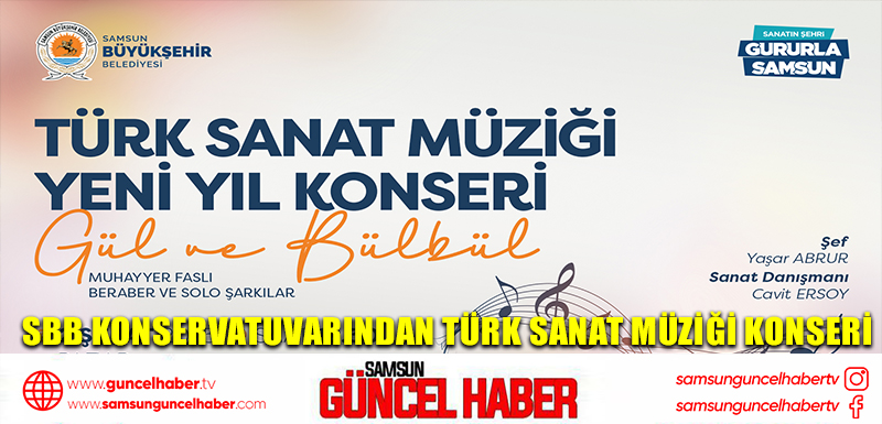 SBB KONSERVATUVARINDAN TÜRK SANAT MÜZİĞİ KONSERİ