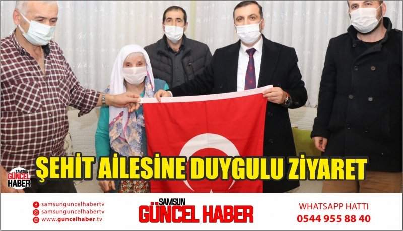 ŞEHİT AİLESİNE DUYGULU ZİYARET