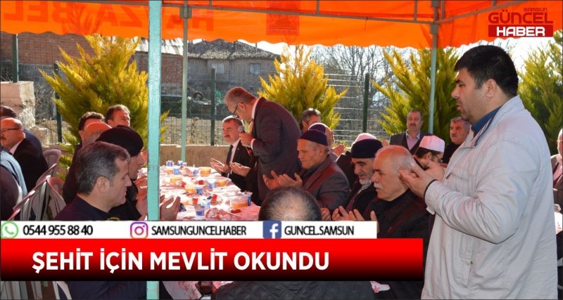 ŞEHİT İÇİN MEVLİT OKUNDU