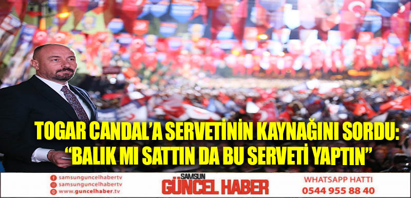 Togar Candal’a servetinin kaynağını sordu: “Balık mı sattın da bu serveti yaptın”