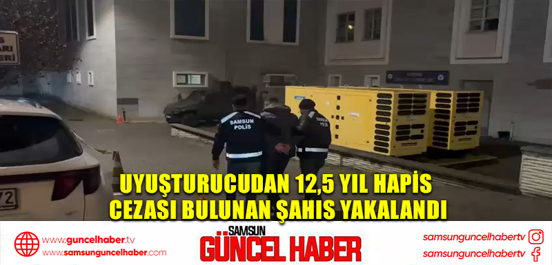 Uyuşturucudan 12,5 yıl hapis cezası bulunan şahıs yakalandı