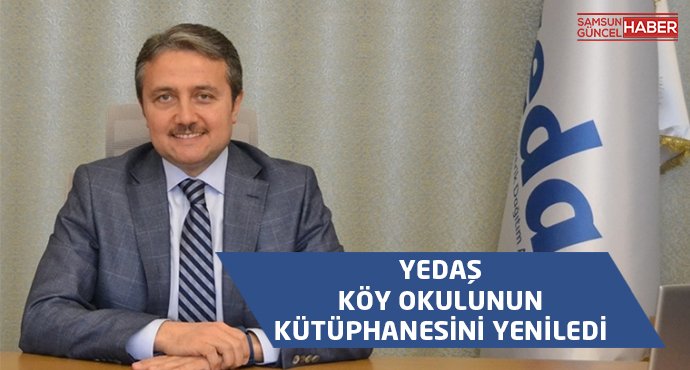 YEDAŞ Köy Okulu Kütüphanesini Yeniledi