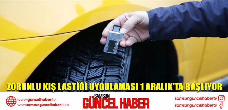 Zorunlu kış lastiği uygulaması 1 Aralık’ta başlıyor