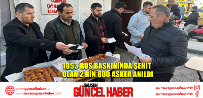 1853 Rus baskınında şehit olan 2 bin 800 asker anıldı