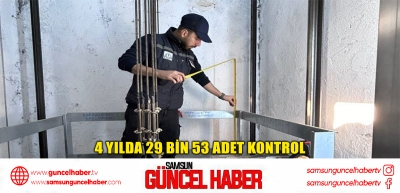 4 yılda 29 bin 53 adet kontrol