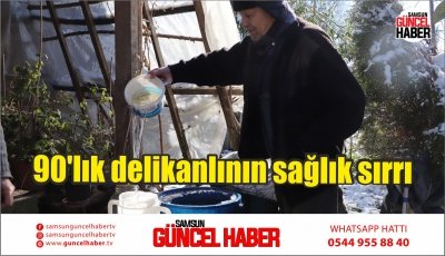 90'lık delikanlının sağlık sırrı 