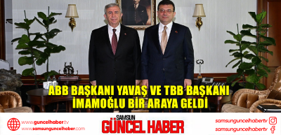  ABB Başkanı Yavaş ve TBB Başkanı İmamoğlu bir araya geldi