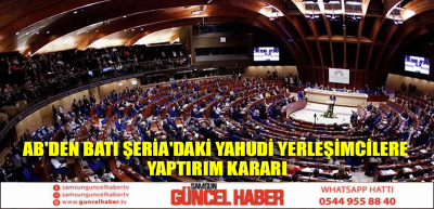 AB'den Batı Şeria'daki Yahudi yerleşimcilere yaptırım kararı