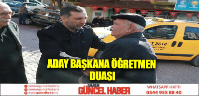 ADAY BAŞKANA ÖĞRETMEN DUASI