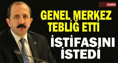 AK Parti Samsun İl Başkanı Muharrem Göksel görevden alındı