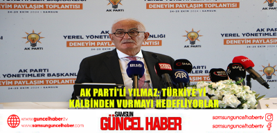 AK Parti'li Yılmaz: Türkiye'yi kalbinden vurmayı hedefliyorlar