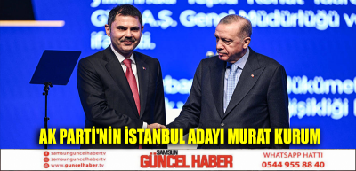 AK Parti'nin İstanbul adayı Murat Kurum 