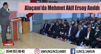 Alaçam’da Mehmet Akif Ersoy Anıldı   