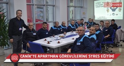 Apartman görevlilerine stres eğitimi