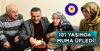 ASIRLIK ÇINAR 101 YAŞINDA MUMA ÜFLEDİ!