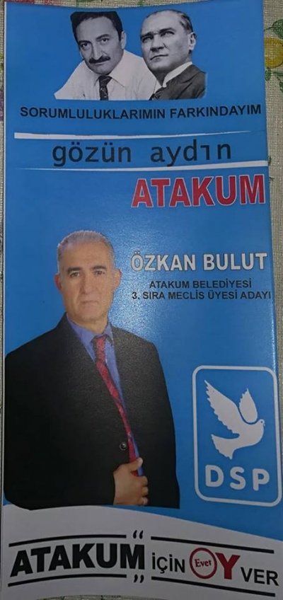 ATAKUM BELEDİYESİ 3. SIRA MECLİS ÜYESİ ADAYI ÖZKAN BULUT