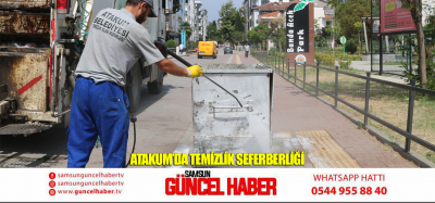 Atakum’da temizlik seferberliği