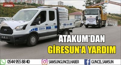 ATAKUM'DAN GİRESUN'A YARDIM