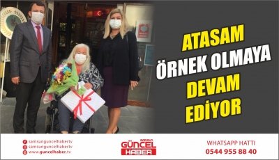 ATASAM ÖRNEK OLMAYA DEVAM EDİYOR 