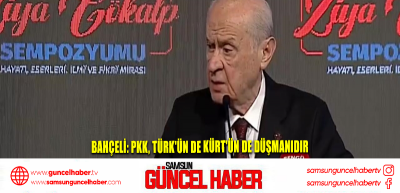 Bahçeli: PKK, Türk'ün de Kürt'ün de düşmanıdır