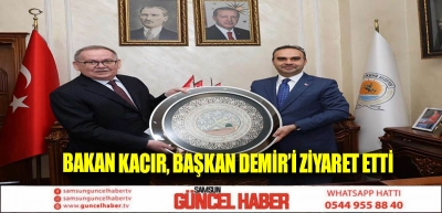 Bakan Kacır, Başkan Demir’i ziyaret etti