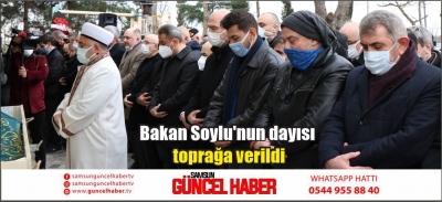 Bakan Soylu'nun dayısı toprağa verildi