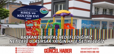 BAŞKAN DEMİRTAŞ HEDEFLEDİĞİMİZ NETİCEYE ULAŞIRSAK YAYGIN HALE GETİRECEĞİZ