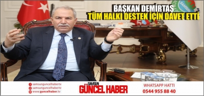 BAŞKAN DEMİRTAŞ TÜM HALKI DESTEK İÇİN DAVET ETTİ