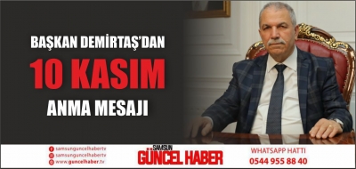 BAŞKAN DEMİRTAŞ’DAN 10 KASIM ANMA MESAJI