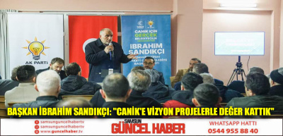 Başkan İbrahim Sandıkçı: 