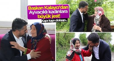 Başkan Kalaycı'dan Ayvacıklı kadınlara büyük jest!