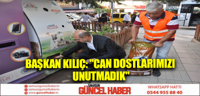 Başkan Kılıç: 