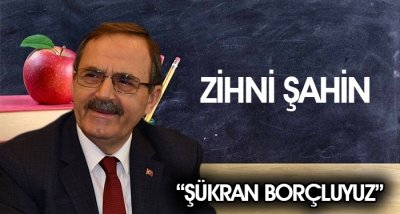 Başkan Şahin: 