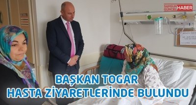 Başkan Togar’dan hastalara moral ziyareti