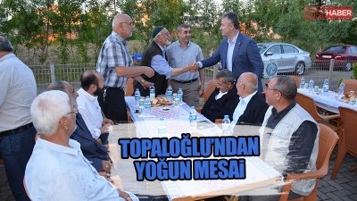 Başkan Topaloğlu’ndan Yoğun Mesai