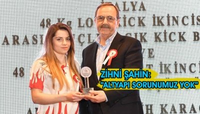 Başkan Zihni Şahin'den sporun yıldızlarına ödül