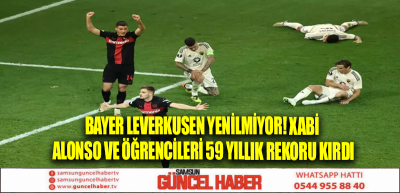 Bayer Leverkusen yenilmiyor! Xabi Alonso ve öğrencileri 59 yıllık rekoru kırdı