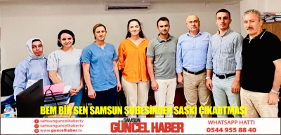 Bem Bir Sen Samsun Şubesinden SASKİ Çıkartması