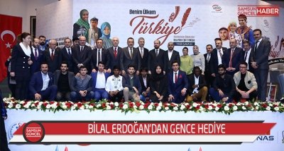 Bilal Erdoğan’dan Genç’e hediye