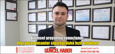 Bilimsel araştırma sonuçlandı: Oruç tutan insanlar sigarayı daha hızlı bırakıyor