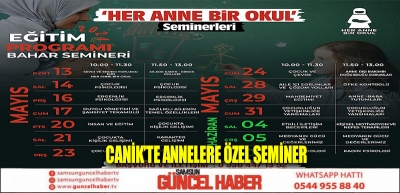 Canik’te Annelere Özel Seminer