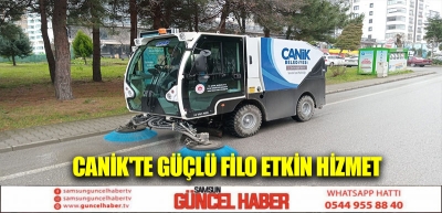 Canik'te Güçlü Filo Etkin Hizmet