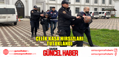 Çelik kasa hırsızları tutuklandı