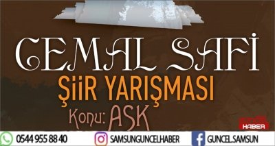 CEMAL SAFİ ŞİİR YARIŞMASINDA BAŞVURU İÇİN SON 10 GÜN