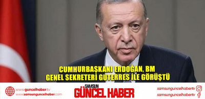 Cumhurbaşkanı Erdoğan, BM Genel Sekreteri Guterres ile görüştü