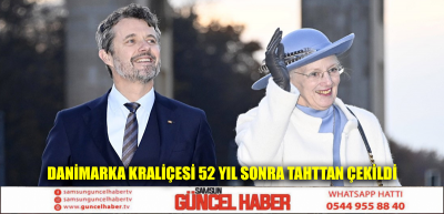 Danimarka Kraliçesi 52 yıl sonra tahttan çekildi