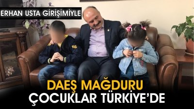 DEAŞ MAĞDURU ÇOCUKLAR ERHAN USTA'NIN GİRİŞİMİYLE TÜRKİYE'DE